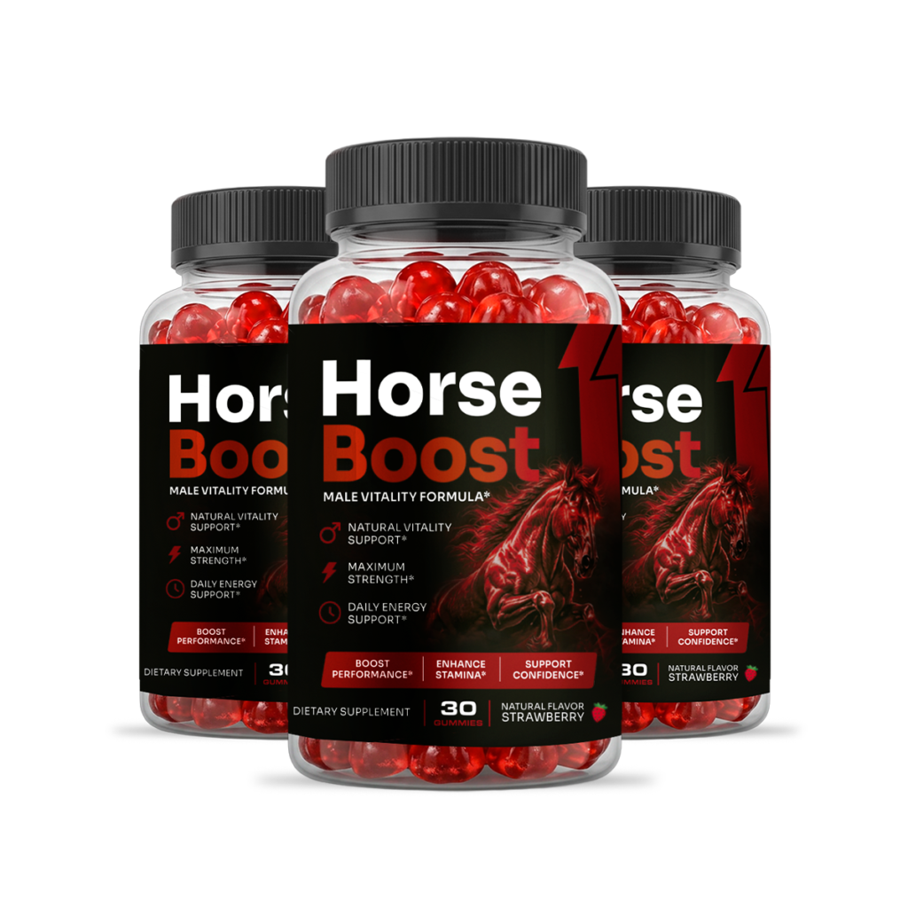 Horse Boost Natural Men's Vitality, Energy & Performance Support Formula
